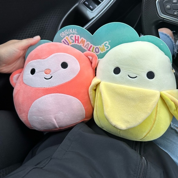 Squishmallows Toys Nwt 8 Junie The Banana 8 Elton The Monkey